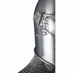 Late Medieval Avenger Bascinet Helmet - Polished