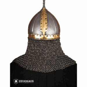 Rus Helmet with Riveted Aventail - Antiqued