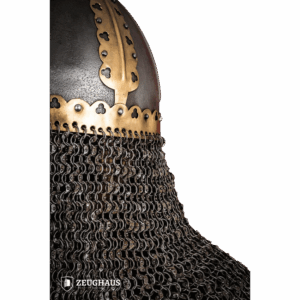Rus Helmet with Riveted Aventail - Antiqued
