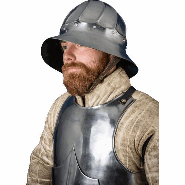 Burgundian Kettle Hat - Polished