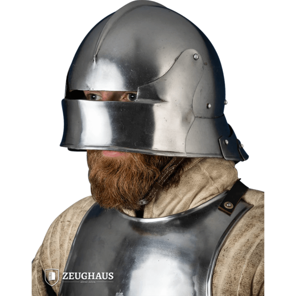 15th Century German Sallet Helmet - Polished