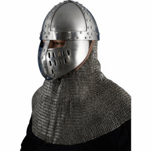 Norman Faceplate Spangenhelm - Polished