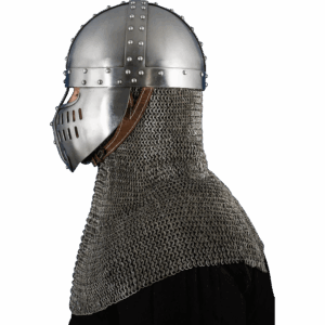 Norman Faceplate Spangenhelm - Polished