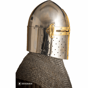 Sugar Loaf Great Helmet with Brass Accent - Polished
