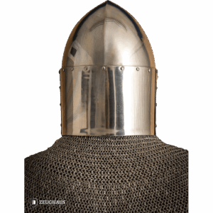 Sugar Loaf Great Helmet with Brass Accent - Polished