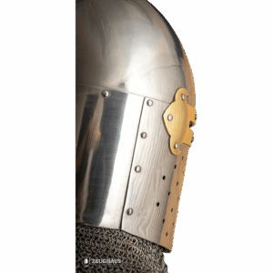 Sugar Loaf Great Helmet with Brass Accent - Polished