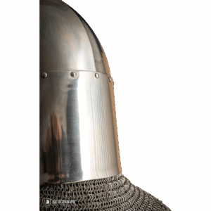 Sugar Loaf Great Helmet with Brass Accent - Polished