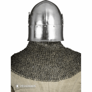 14th Century Bascinet Helmet - Polished