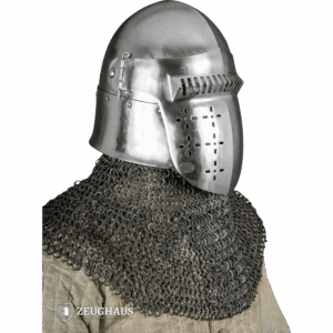 14th Century Bascinet Helmet - Polished