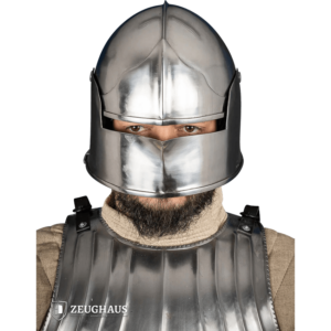 Burgundian Sallet Helmet - Polished