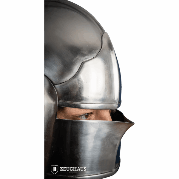 Burgundian Sallet Helmet - Polished