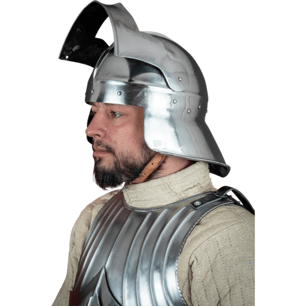 Infantry Sallet Helmet - Polished