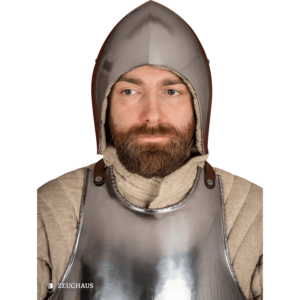 Simple Bascinet Helmet - Polished