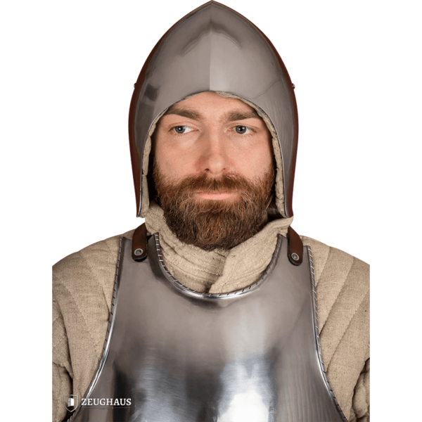 Simple Bascinet Helmet - Polished