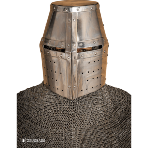 Crusader Great Helmet - Polished