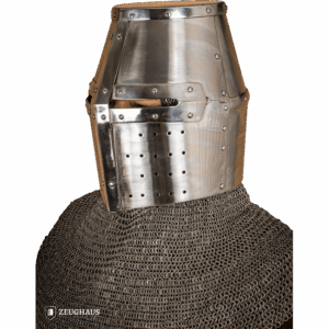 Crusader Great Helmet - Polished