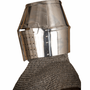 Crusader Great Helmet - Polished