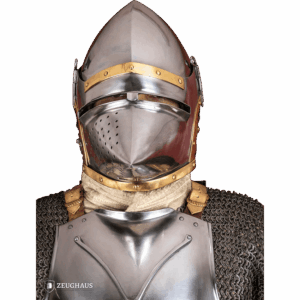 Houndskull Churburg Bascinet Helmet - Polished