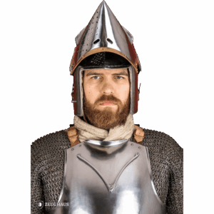 Houndskull Churburg Bascinet Helmet - Polished