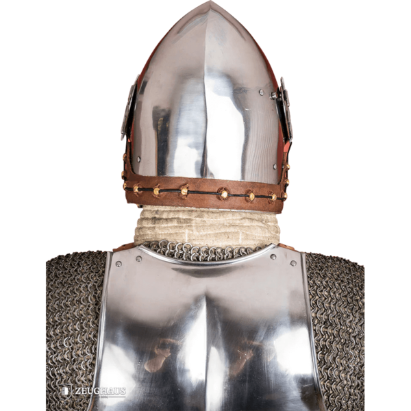 Houndskull Churburg Bascinet Helmet - Polished