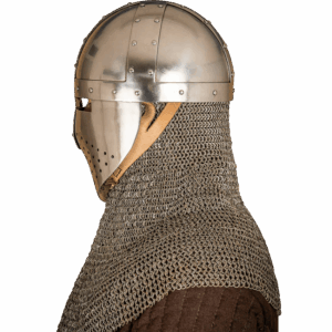 Spangenhelm with Face Guard - Polished