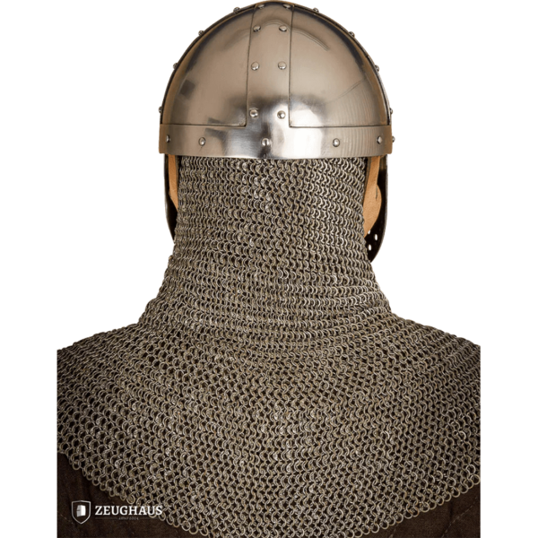 Spangenhelm with Face Guard - Polished