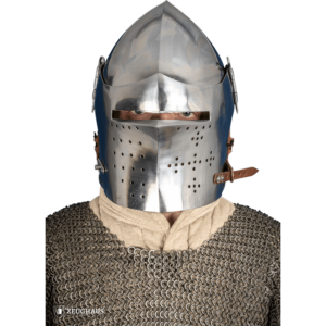 Bascinet Helmet - Polished