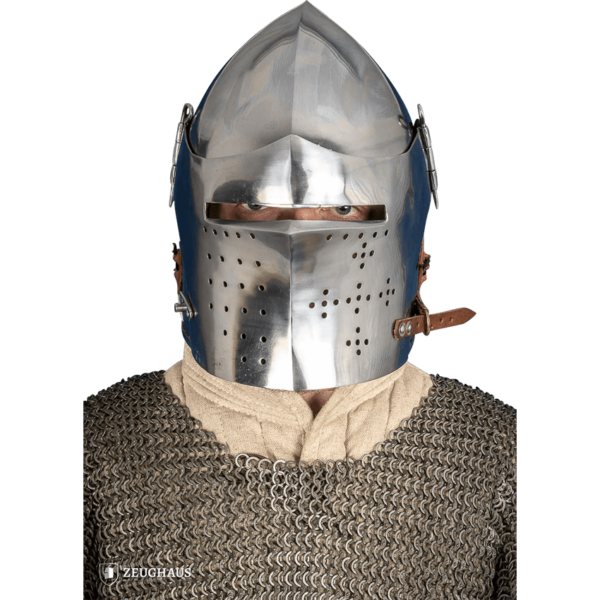 Bascinet Helmet - Polished