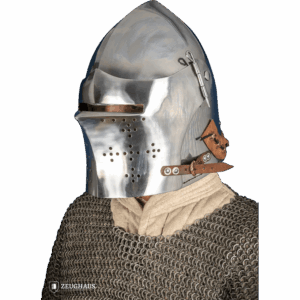 Bascinet Helmet - Polished