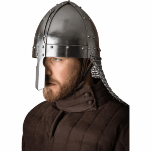 Nasal Spangenhelmet with Aventail - Polished