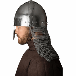 Nasal Spangenhelmet with Aventail - Polished