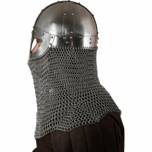 Viking Helmet with Aventail - Polished