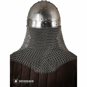 Viking Helmet with Aventail - Polished