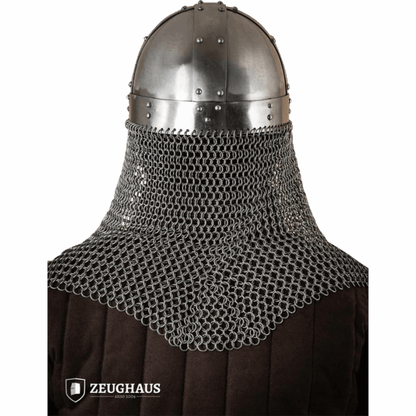 Viking Helmet with Aventail - Polished