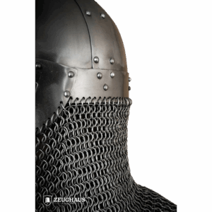 Viking Helmet with Aventail - Polished