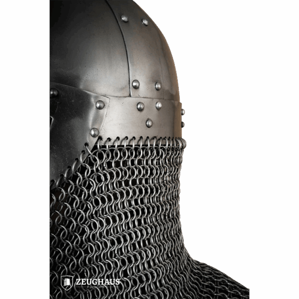 Viking Helmet with Aventail - Polished