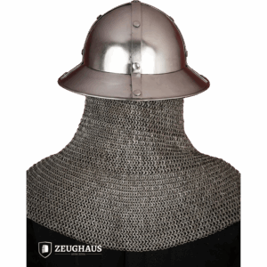 Medieval Kettle Hat Helmet - Polished