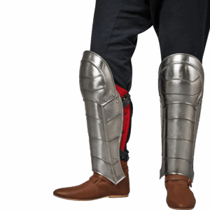 Champion Steel Greaves - Polished