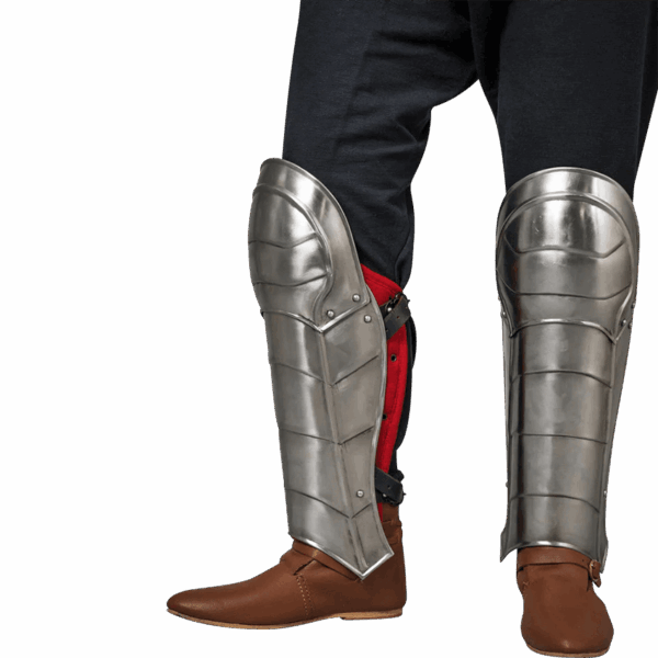 Champion Steel Greaves - Polished
