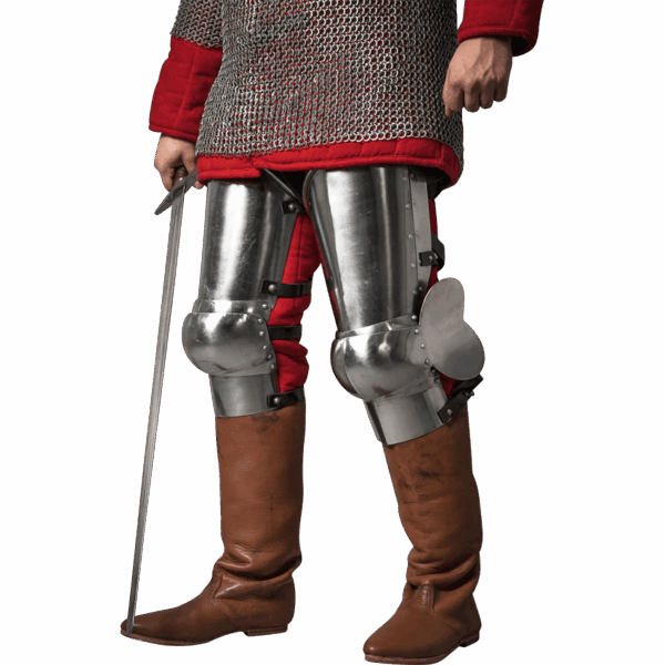 14th Century Upper Leg Armour - Polished