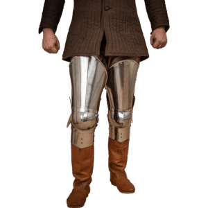 Steel Full Leg Armour - Polished