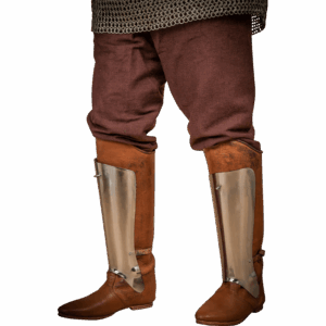 Steel Full Leg Armour - Polished