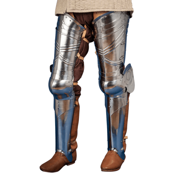 15th Century German Full Leg Armor - Polished