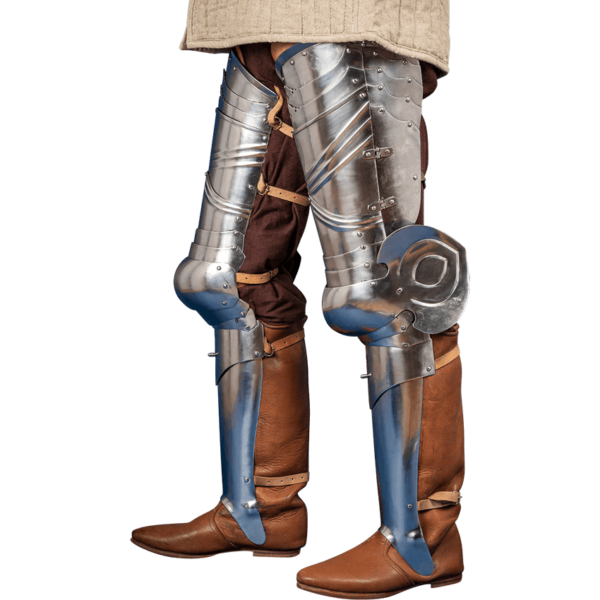15th Century German Full Leg Armor - Polished
