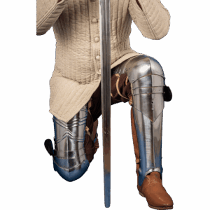 15th Century German Full Leg Armor - Polished