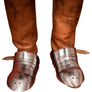 Segmented Steel Sabatons - Polished