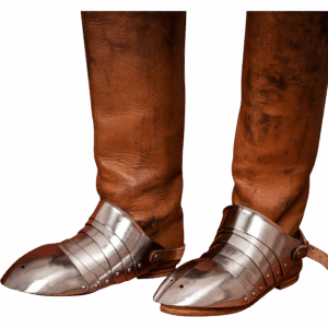 Segmented Steel Sabatons - Polished