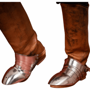 Segmented Steel Sabatons - Polished