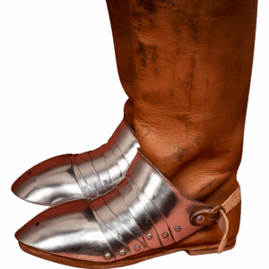 Segmented Steel Sabatons - Polished