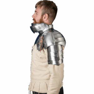 15th Century Pauldrons with Besagews - Polished
